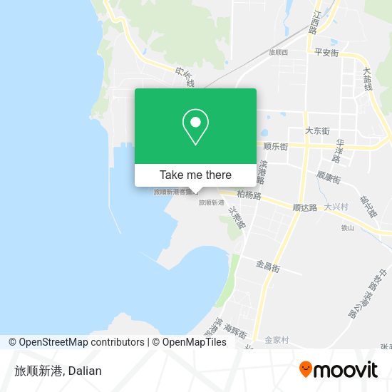 旅顺新港 map