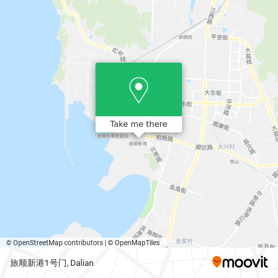 旅顺新港1号门 map