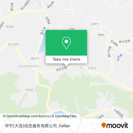华宇(大连)信息服务有限公司 map