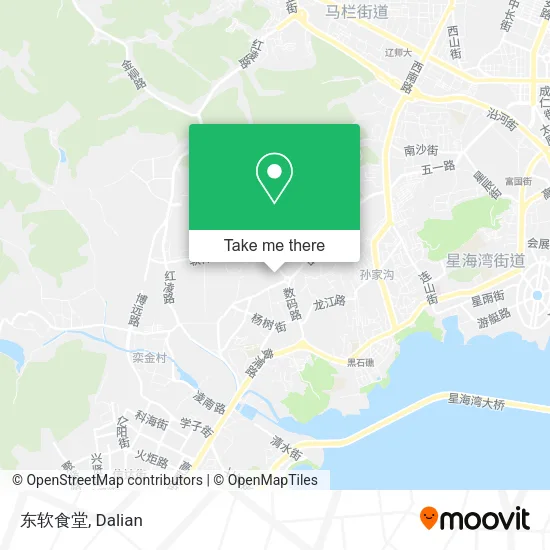 东软食堂 map