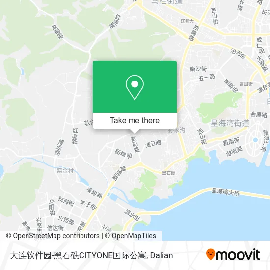 大连软件园-黑石礁CITYONE国际公寓 map