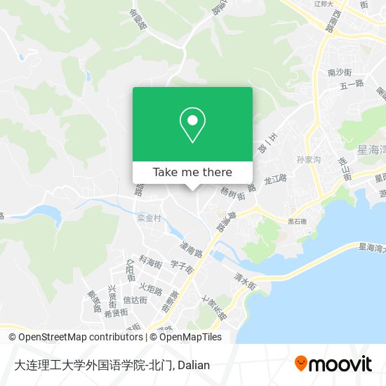 大连理工大学外国语学院-北门 map