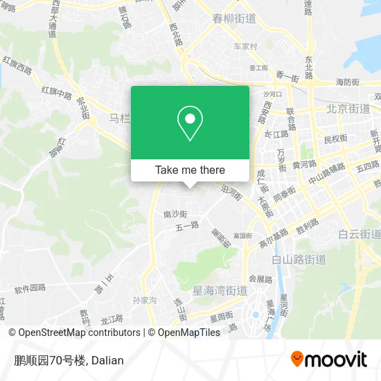 鹏顺园70号楼 map