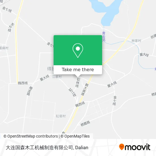 大连国森木工机械制造有限公司 map