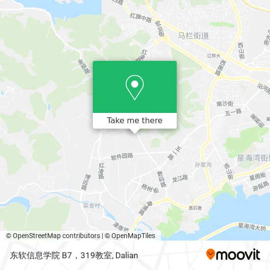 东软信息学院 B7，319教室 map