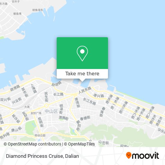 Diamond Princess Cruise map