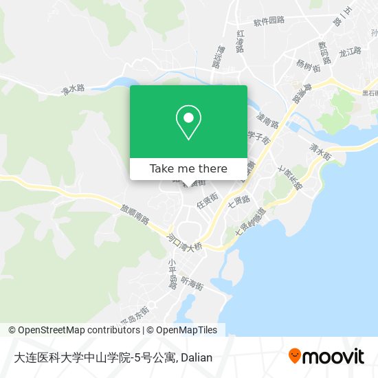 大连医科大学中山学院-5号公寓 map