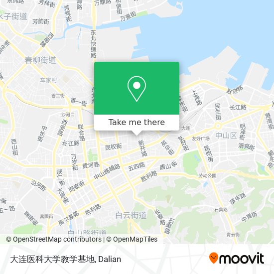 大连医科大学教学基地 map