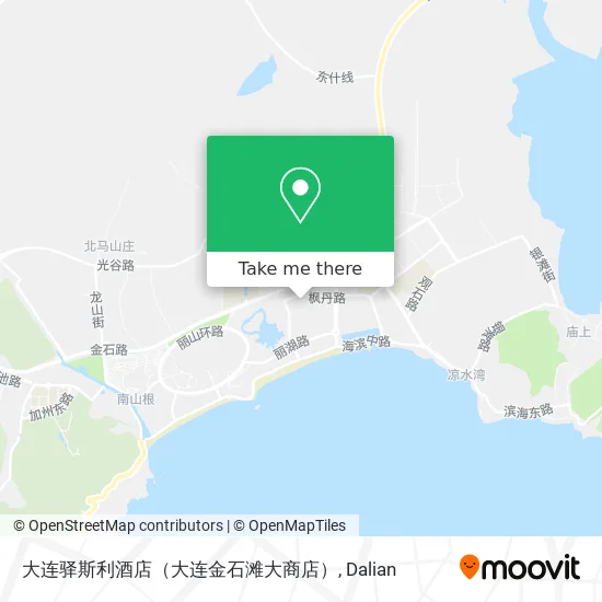 大连驿斯利酒店（大连金石滩大商店） map