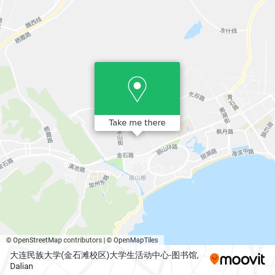 大连民族大学(金石滩校区)大学生活动中心-图书馆 map