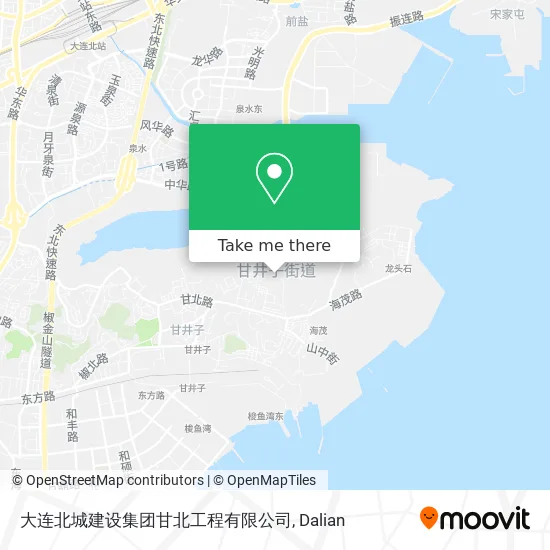 大连北城建设集团甘北工程有限公司 map