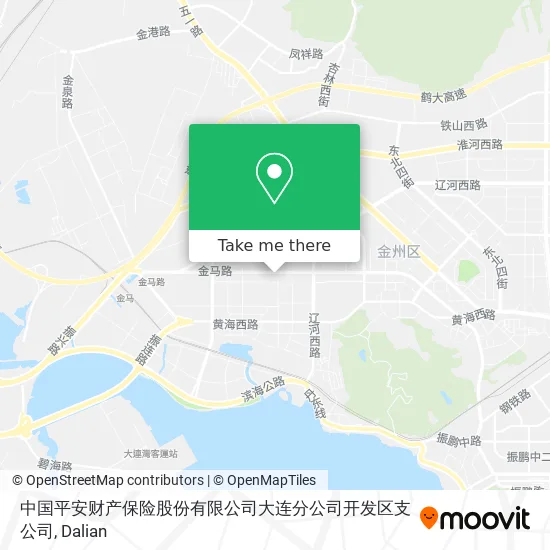 中国平安财产保险股份有限公司大连分公司开发区支公司 map