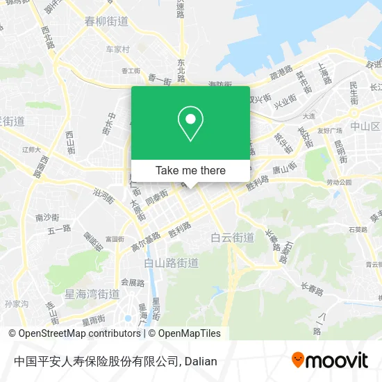 中国平安人寿保险股份有限公司 map