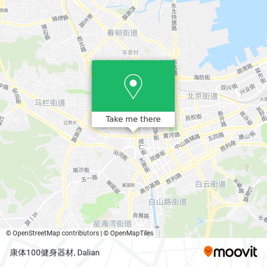 康体100健身器材 map