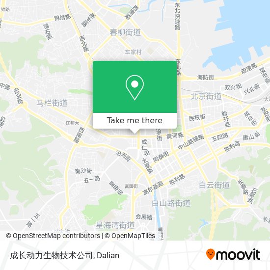 成长动力生物技术公司 map