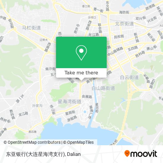 东亚银行(大连星海湾支行) map