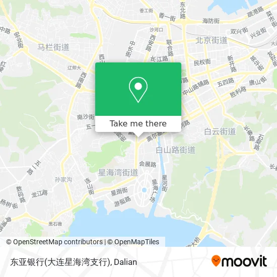 东亚银行(大连星海湾支行) map