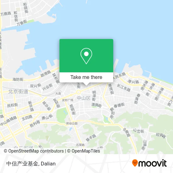 中信产业基金 map