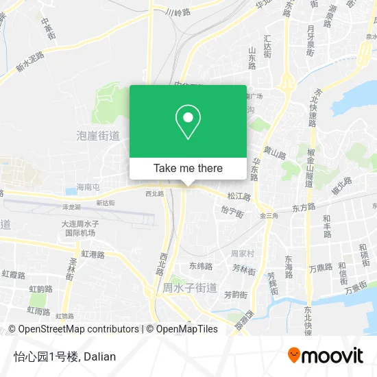 怡心园1号楼 map