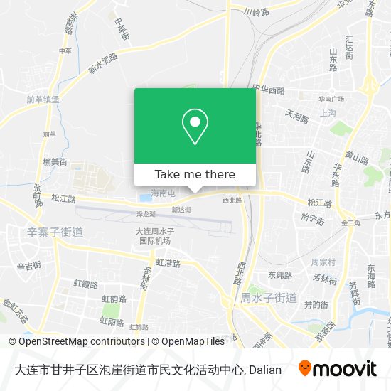 大连市甘井子区泡崖街道市民文化活动中心 map