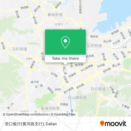 营口银行(黄河路支行) map