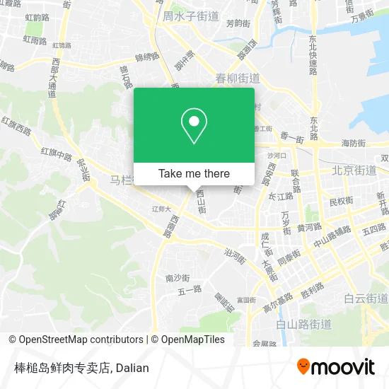 棒槌岛鲜肉专卖店 map