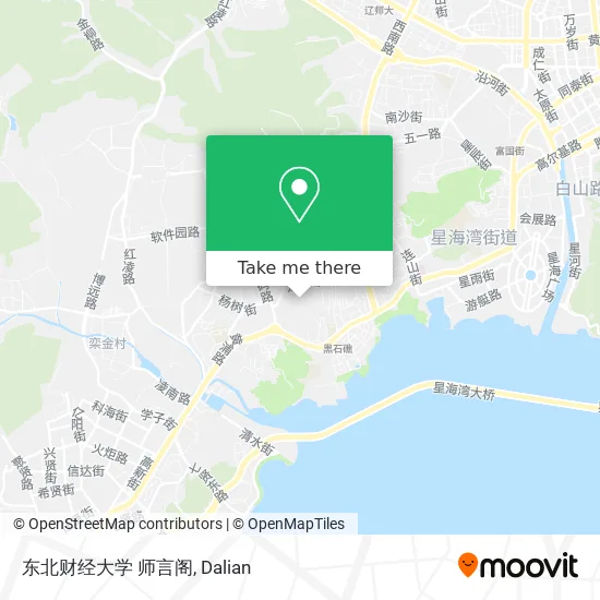 东北财经大学 师言阁 map