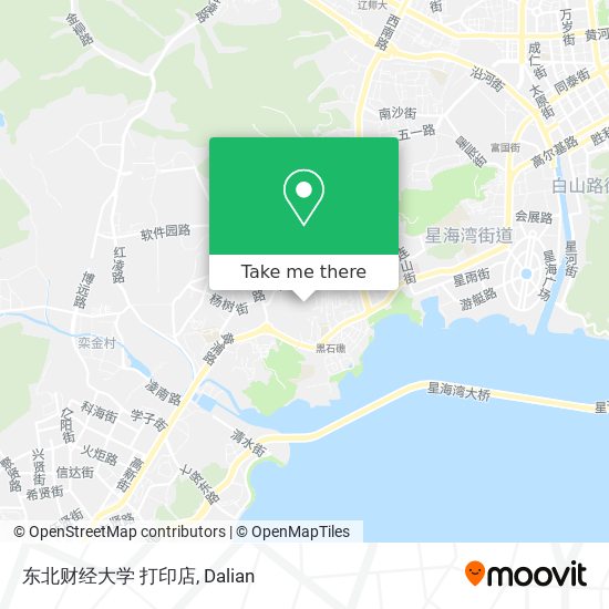 东北财经大学  打印店 map
