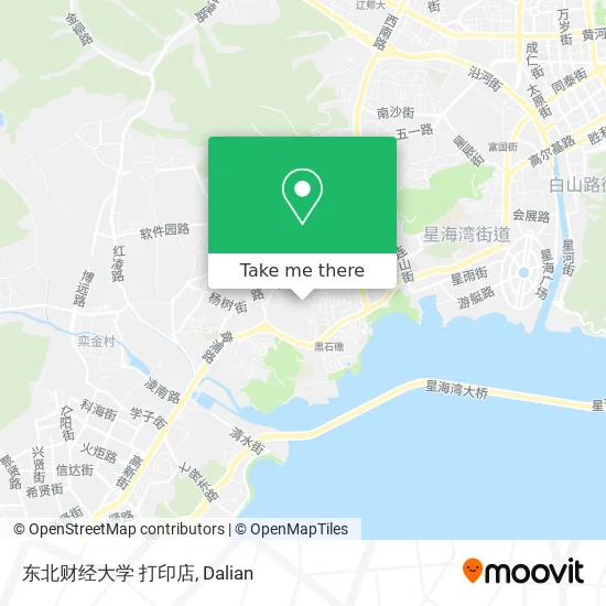 东北财经大学  打印店 map