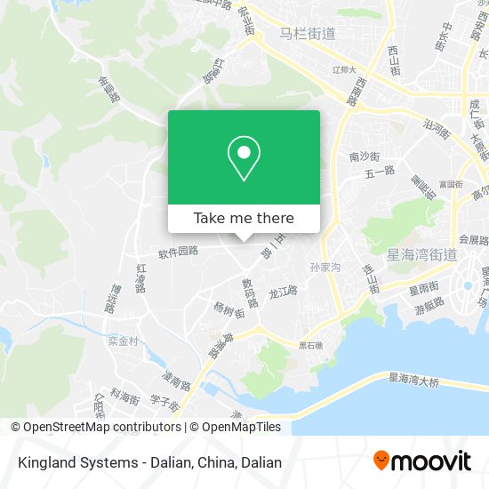 Kingland Systems - Dalian, China map