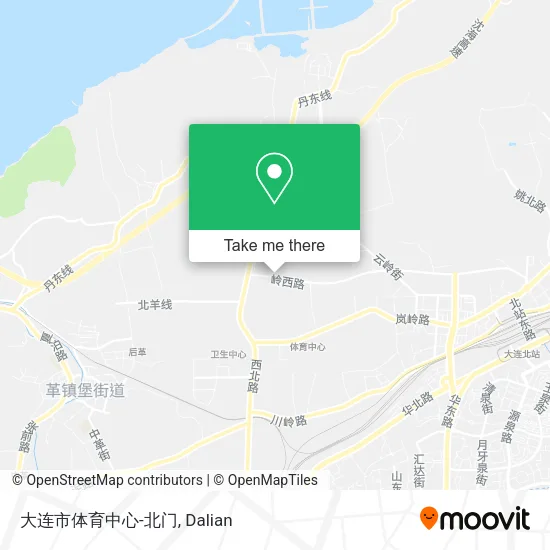 大连市体育中心-北门 map