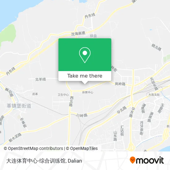 大连体育中心-综合训练馆 map