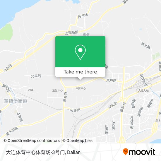 大连体育中心体育场-3号门 map