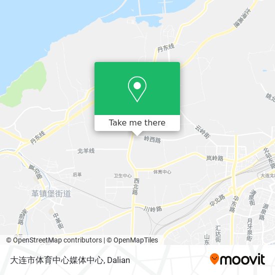 大连市体育中心媒体中心 map