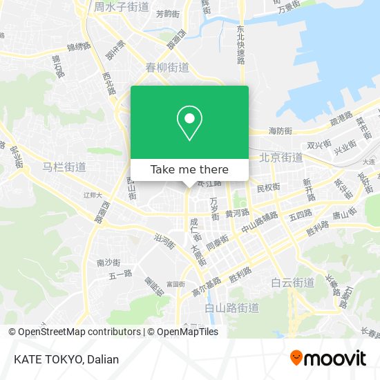 KATE TOKYO map