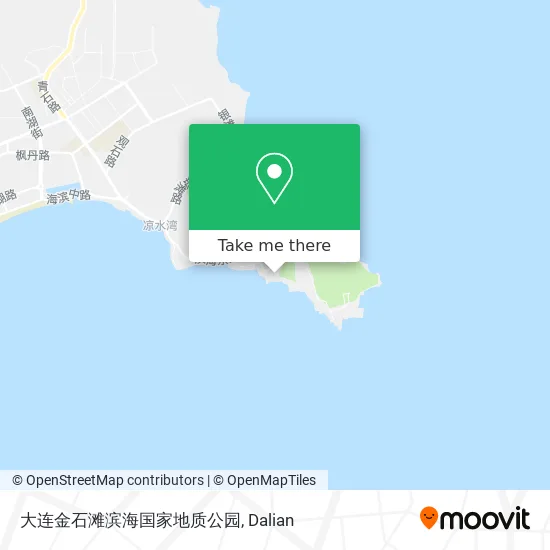 大连金石滩滨海国家地质公园 map