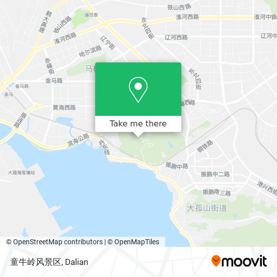 童牛岭风景区 map