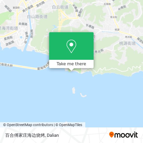 百合傅家庄海边烧烤 map