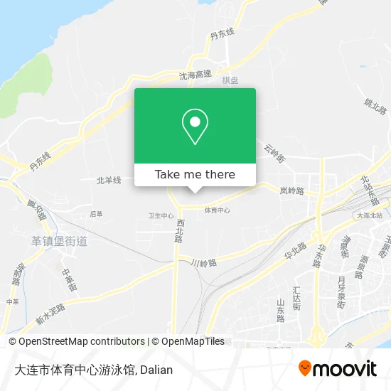 大连市体育中心游泳馆 map