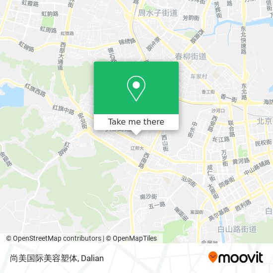 尚美国际美容塑体 map