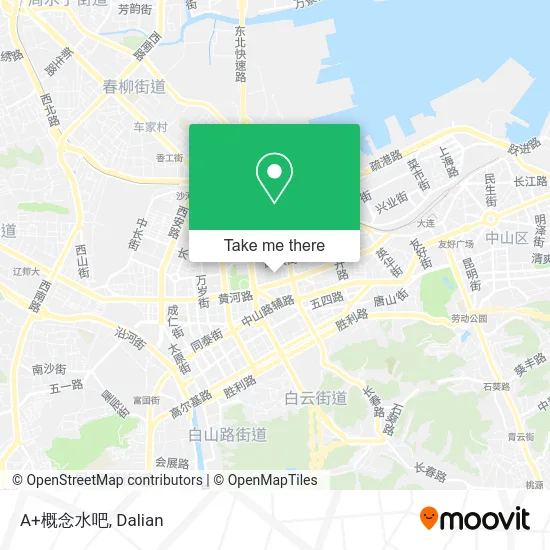 A+概念水吧 map