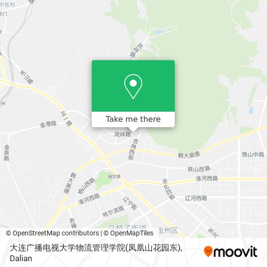 大连广播电视大学物流管理学院(凤凰山花园东) map