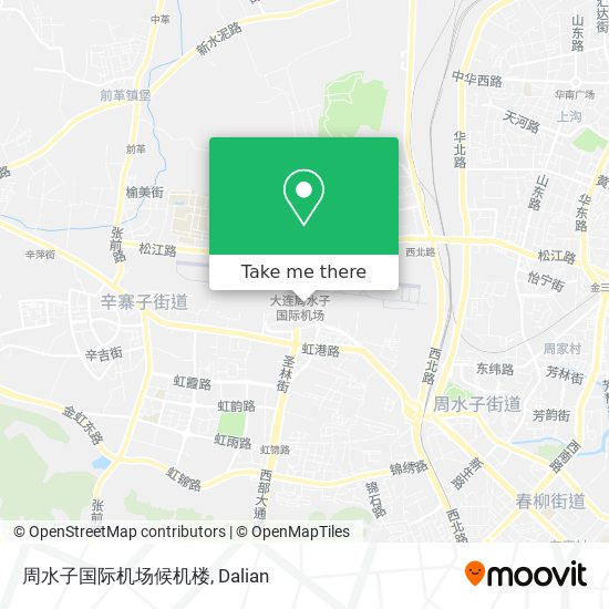 周水子国际机场候机楼 map