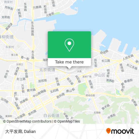 大平发廊 map