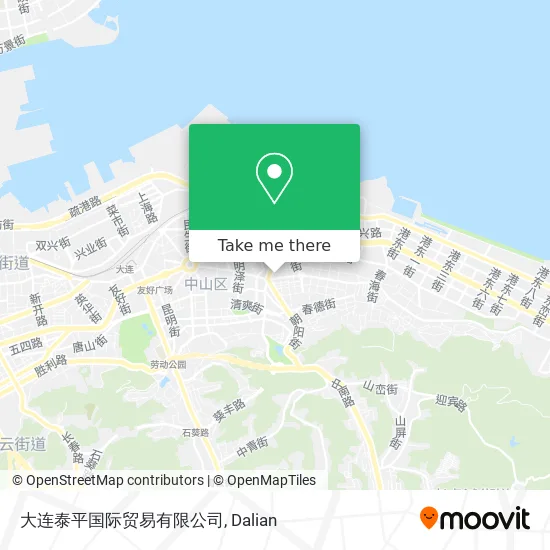 大连泰平国际贸易有限公司 map