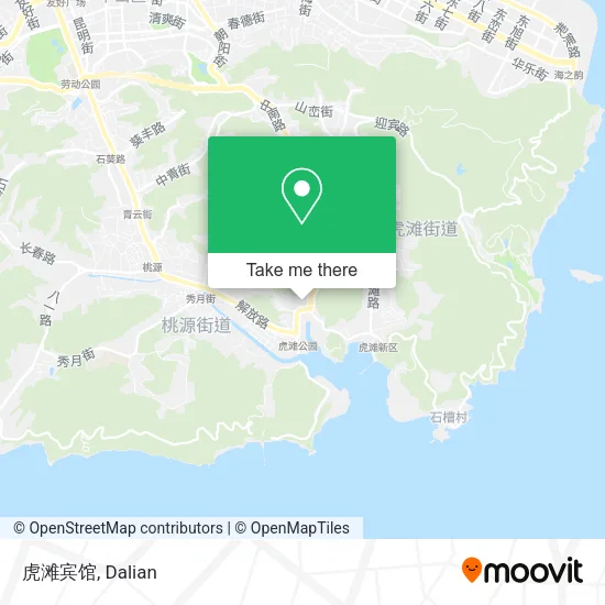 虎滩宾馆 map