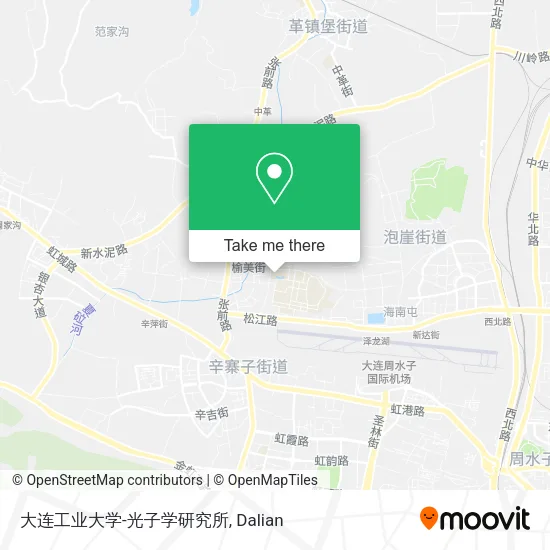 大连工业大学-光子学研究所 map
