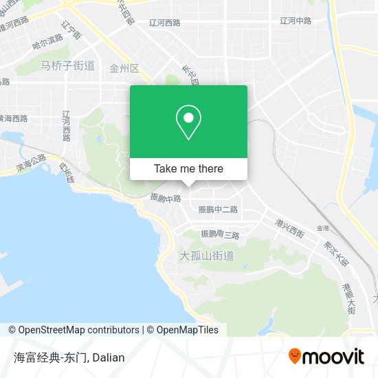 海富经典-东门 map