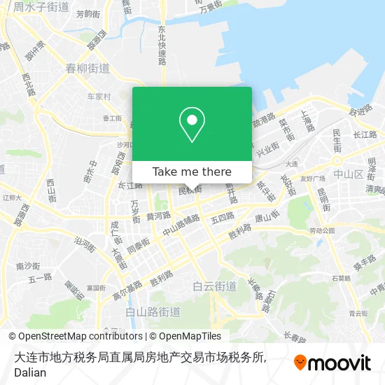 大连市地方税务局直属局房地产交易市场税务所 map