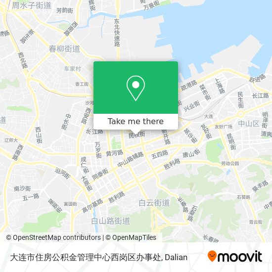 大连市住房公积金管理中心西岗区办事处 map